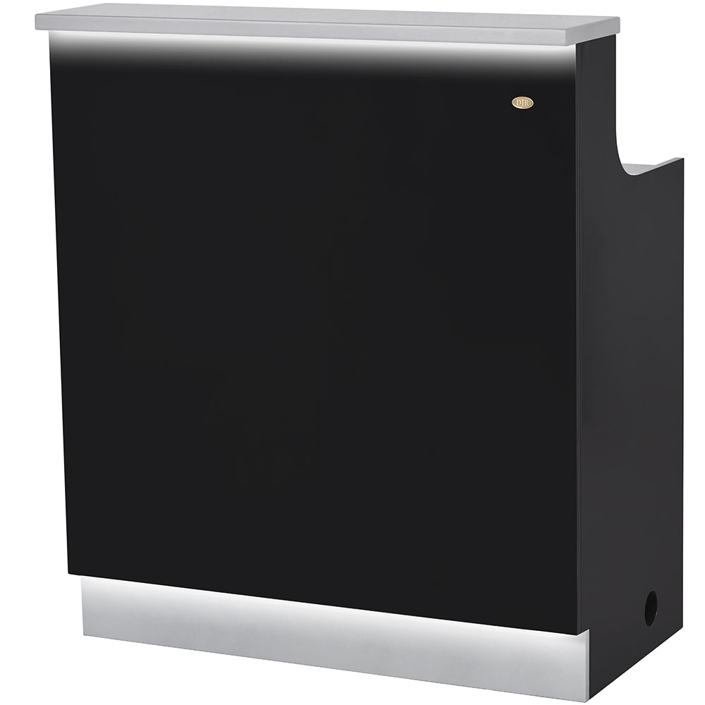 Janus Deluxe Black LED Counter Desk