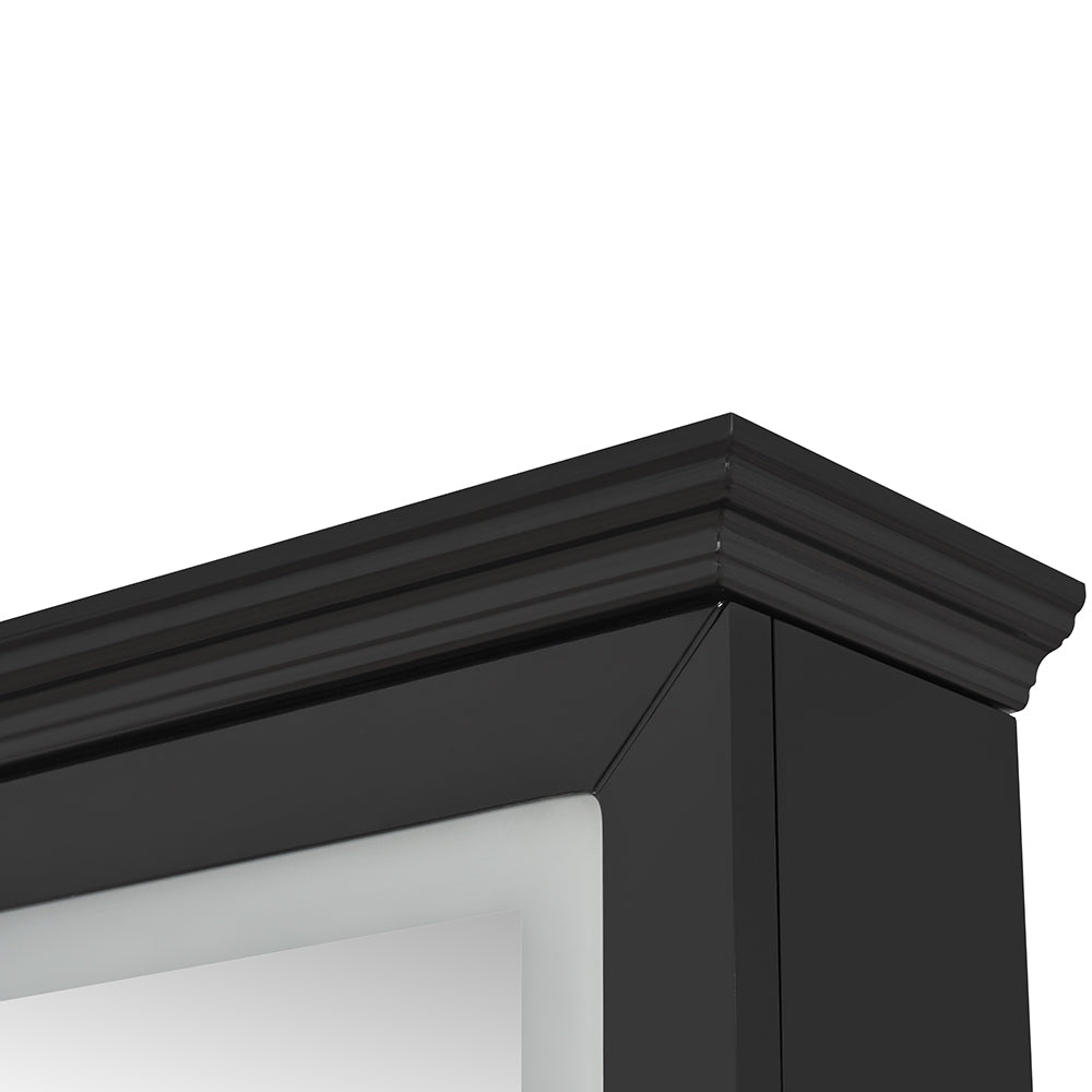 Adonis Gold Salon Mirror with Cabinet