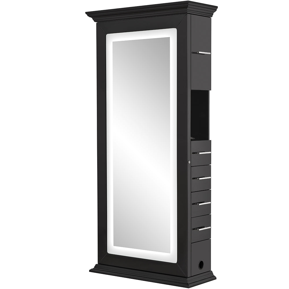 Adonis Salon Mirror with Cabinet