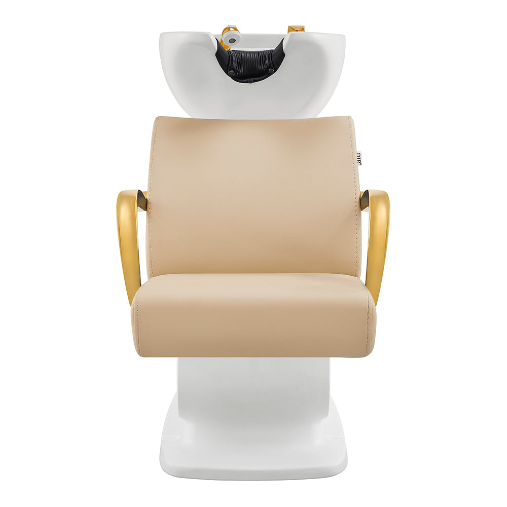 Beckman Gold Shampoo Bowl and Chair