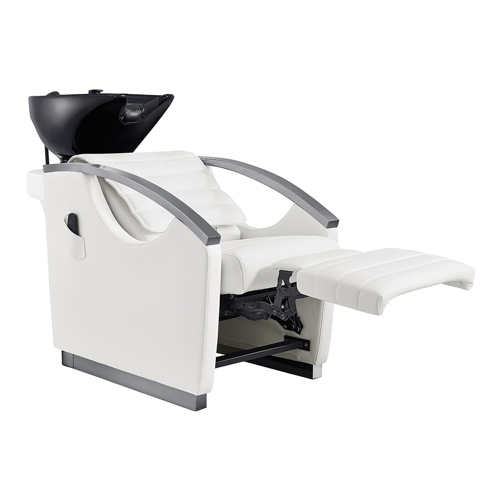 Bella V Titanium Electric Massage Reclining Backwash Shampoo Chair
