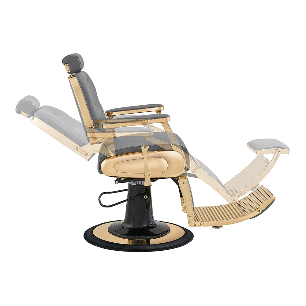 Cavalier Gray Golden Barber Chair