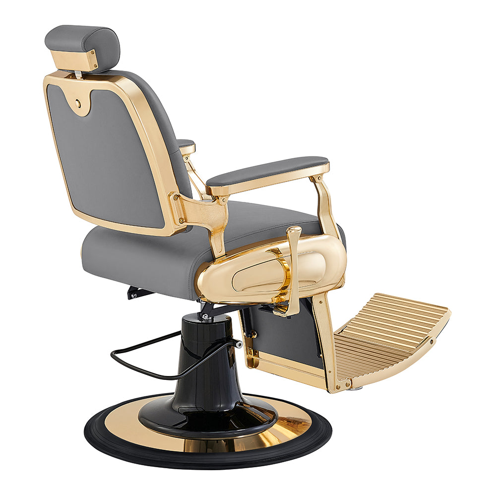 Cavalier Gray Golden Barber Chair
