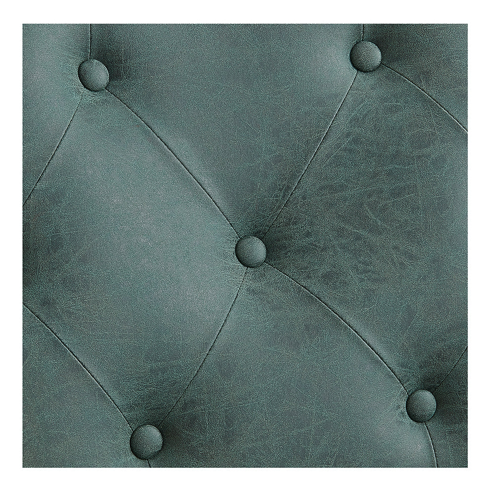 Cavalier Vintage Green Gold Barber Chair