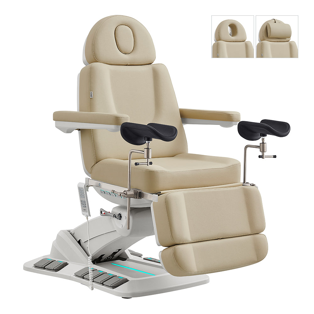 Geneva Exam Chair with stirrups