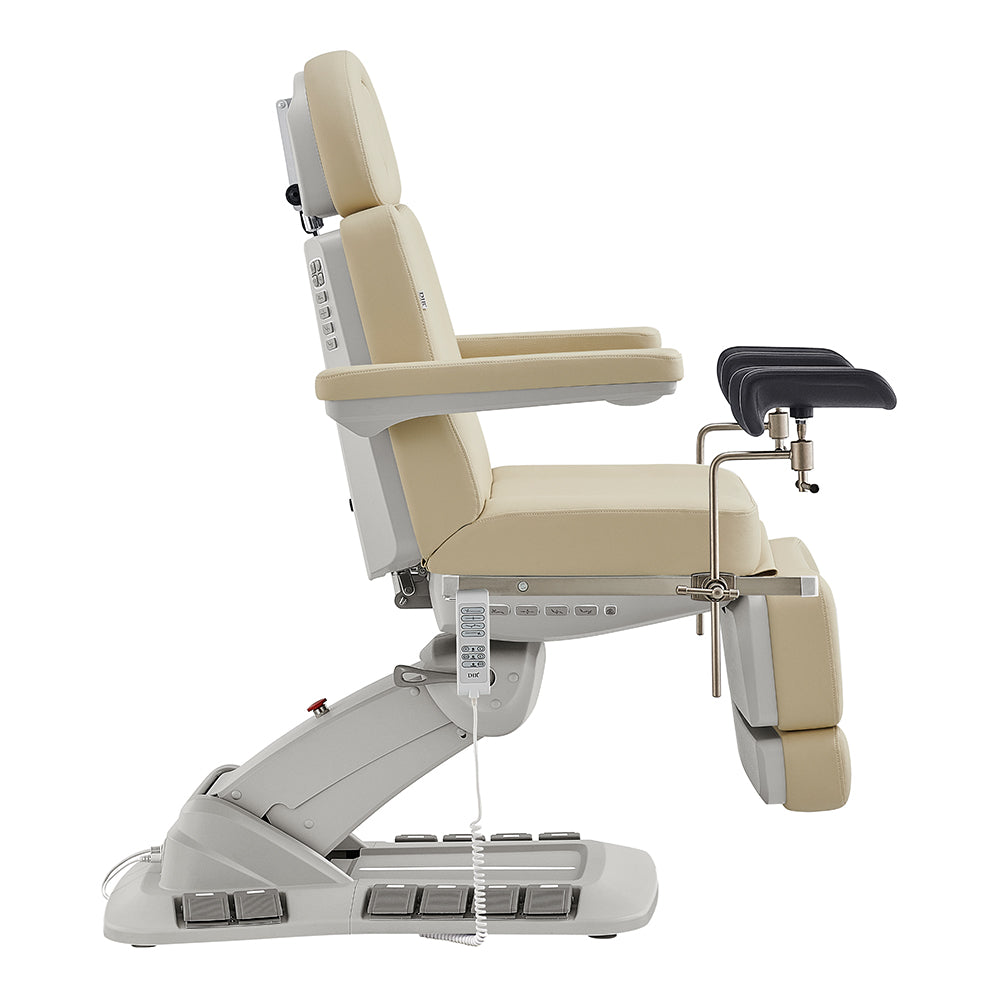 Geneva Exam Chair with stirrups