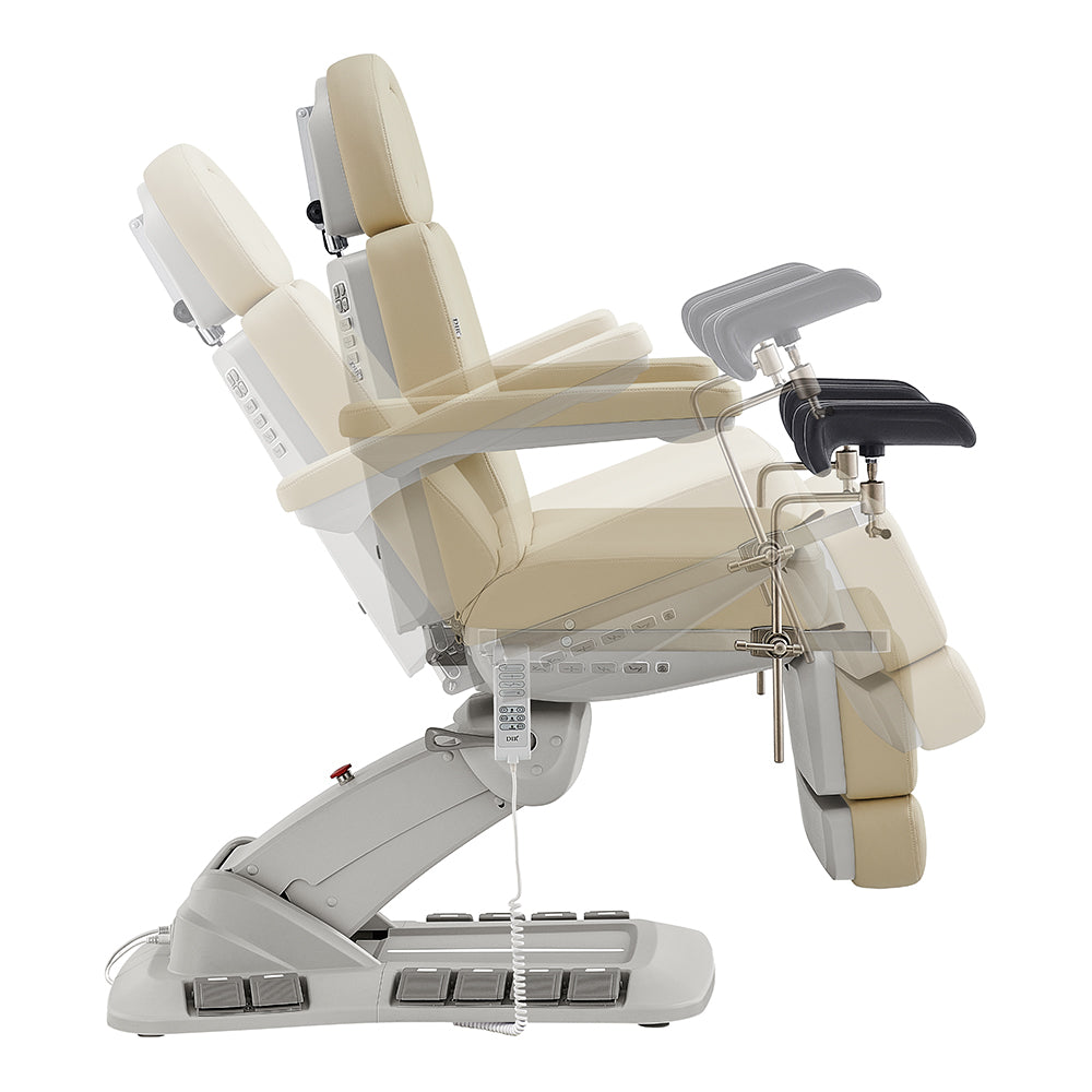 Geneva Exam Chair with stirrups