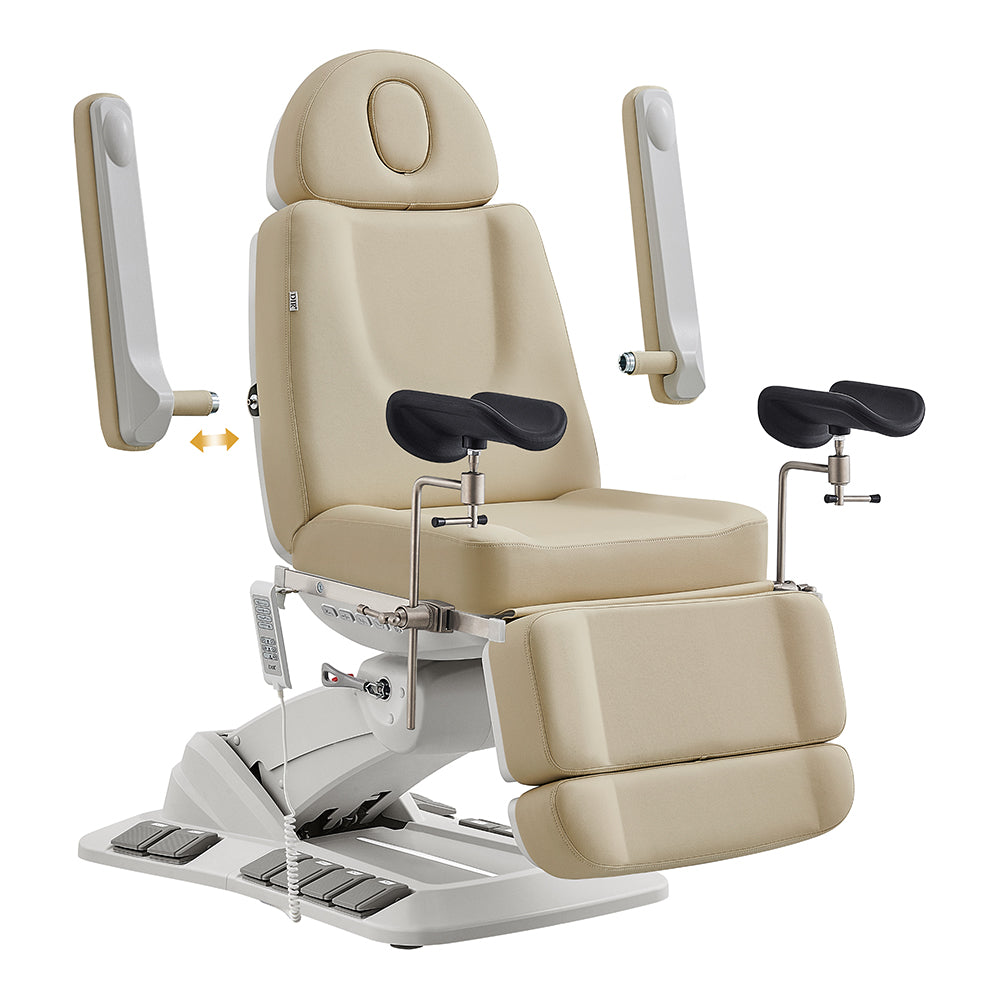 Geneva Exam Chair with stirrups
