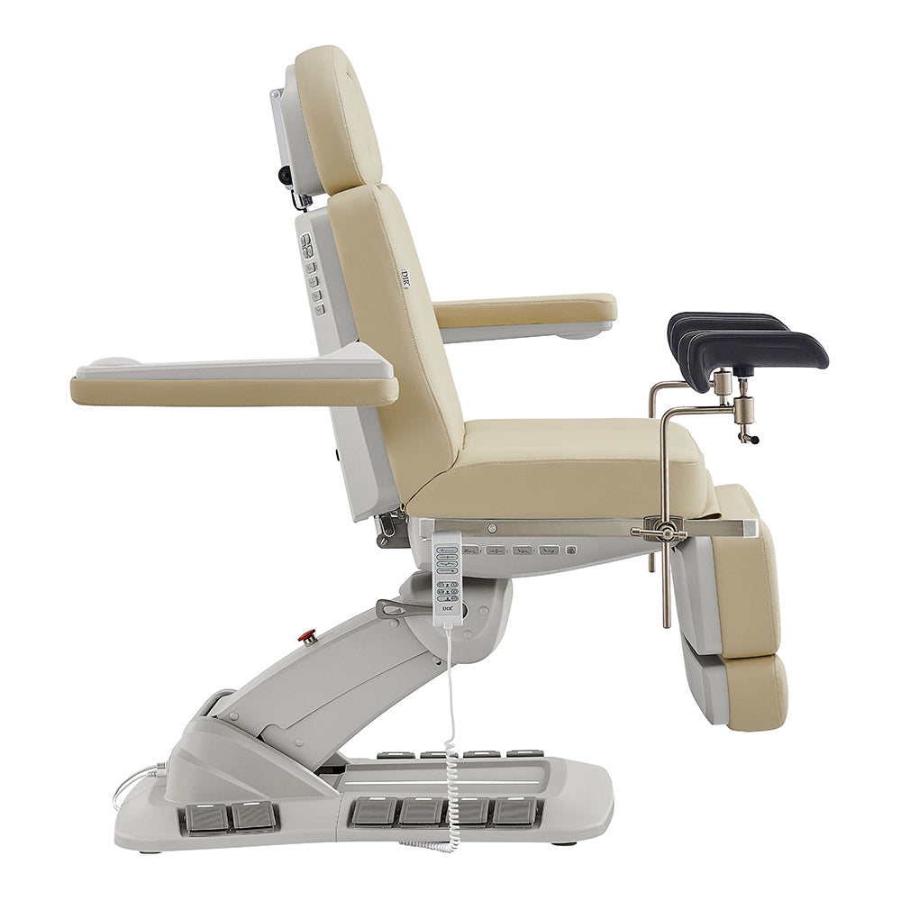 Geneva Exam Chair with stirrups