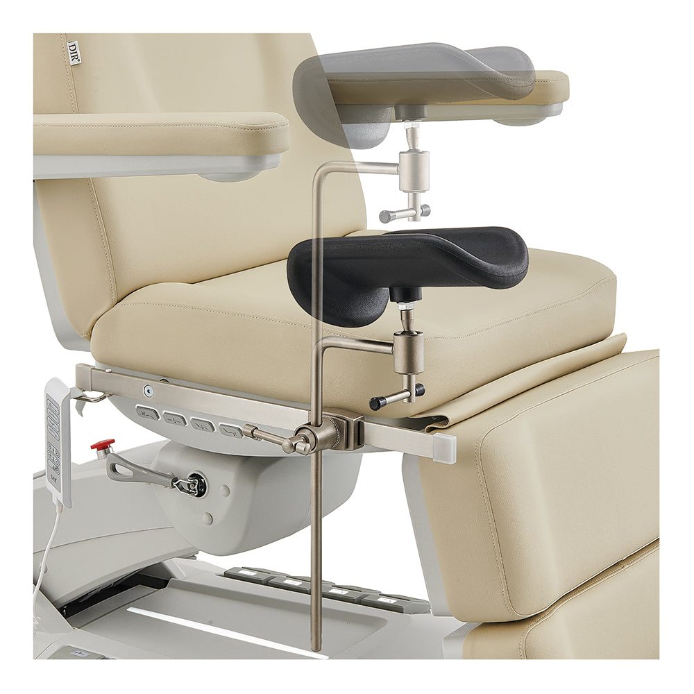 Geneva Exam Chair with stirrups