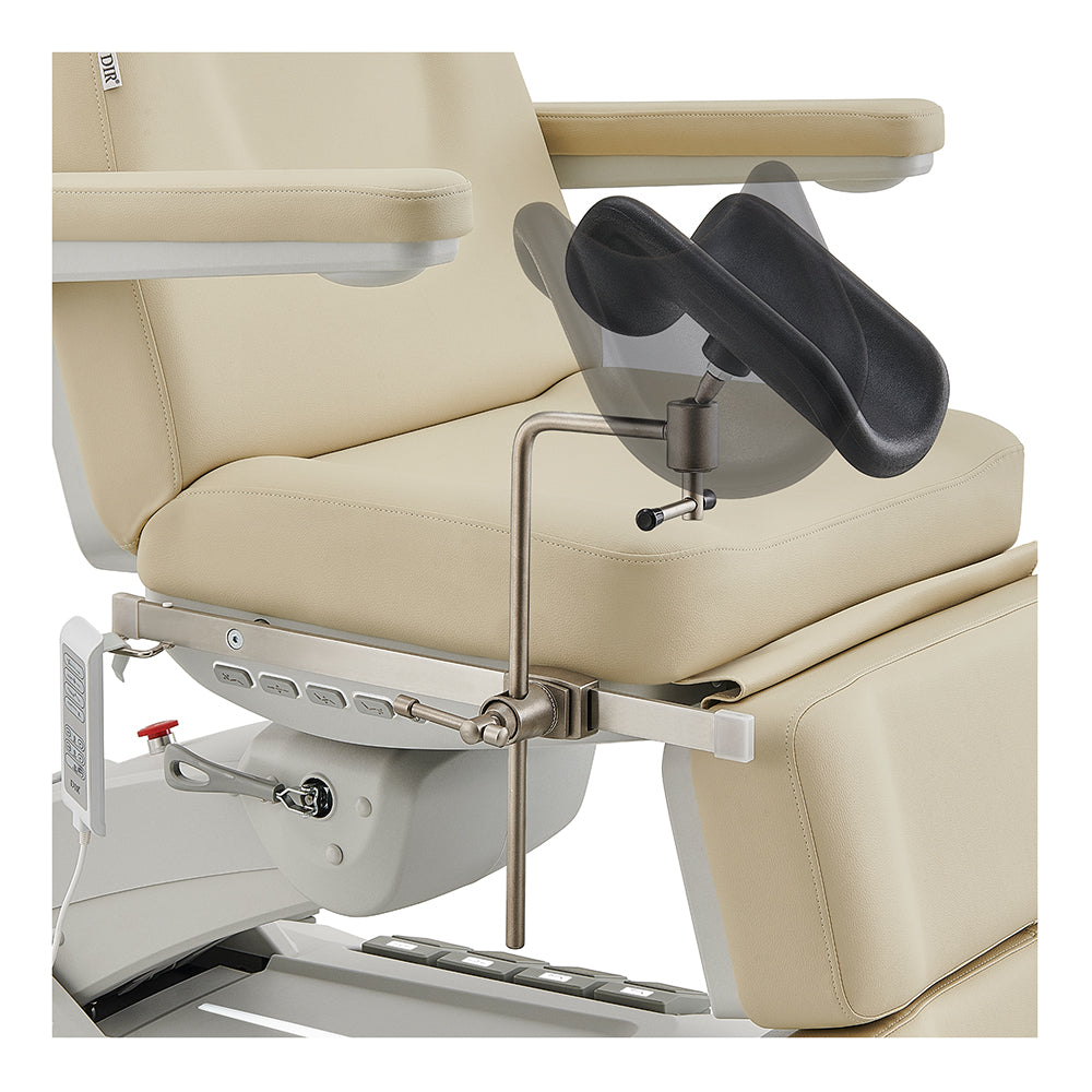 Geneva Exam Chair with stirrups