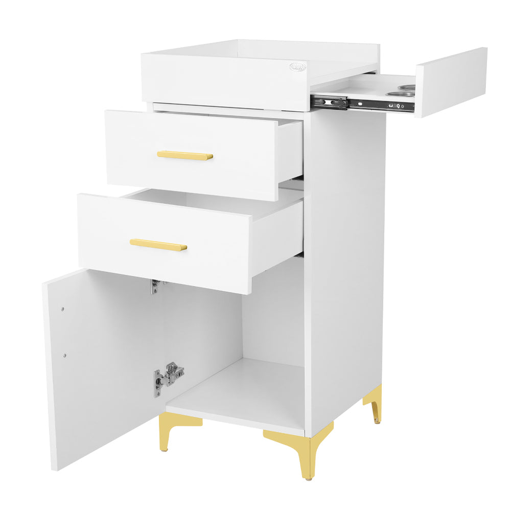 Harper Gold Salon Cabinet