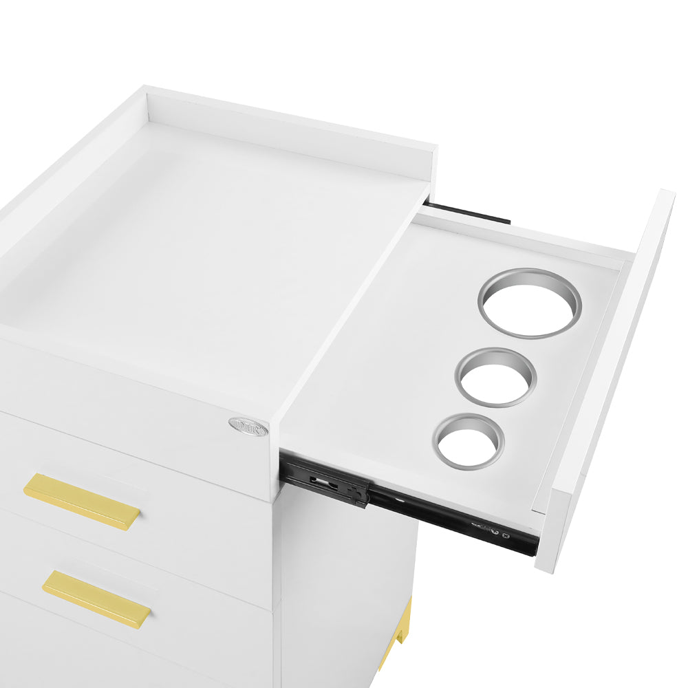 Harper Gold Salon Cabinet