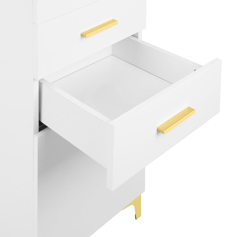 Harper Gold Salon Cabinet