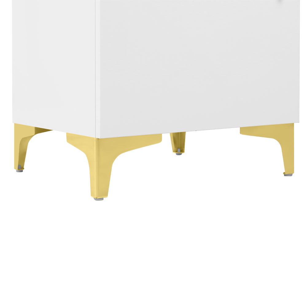 Harper Gold Salon Cabinet