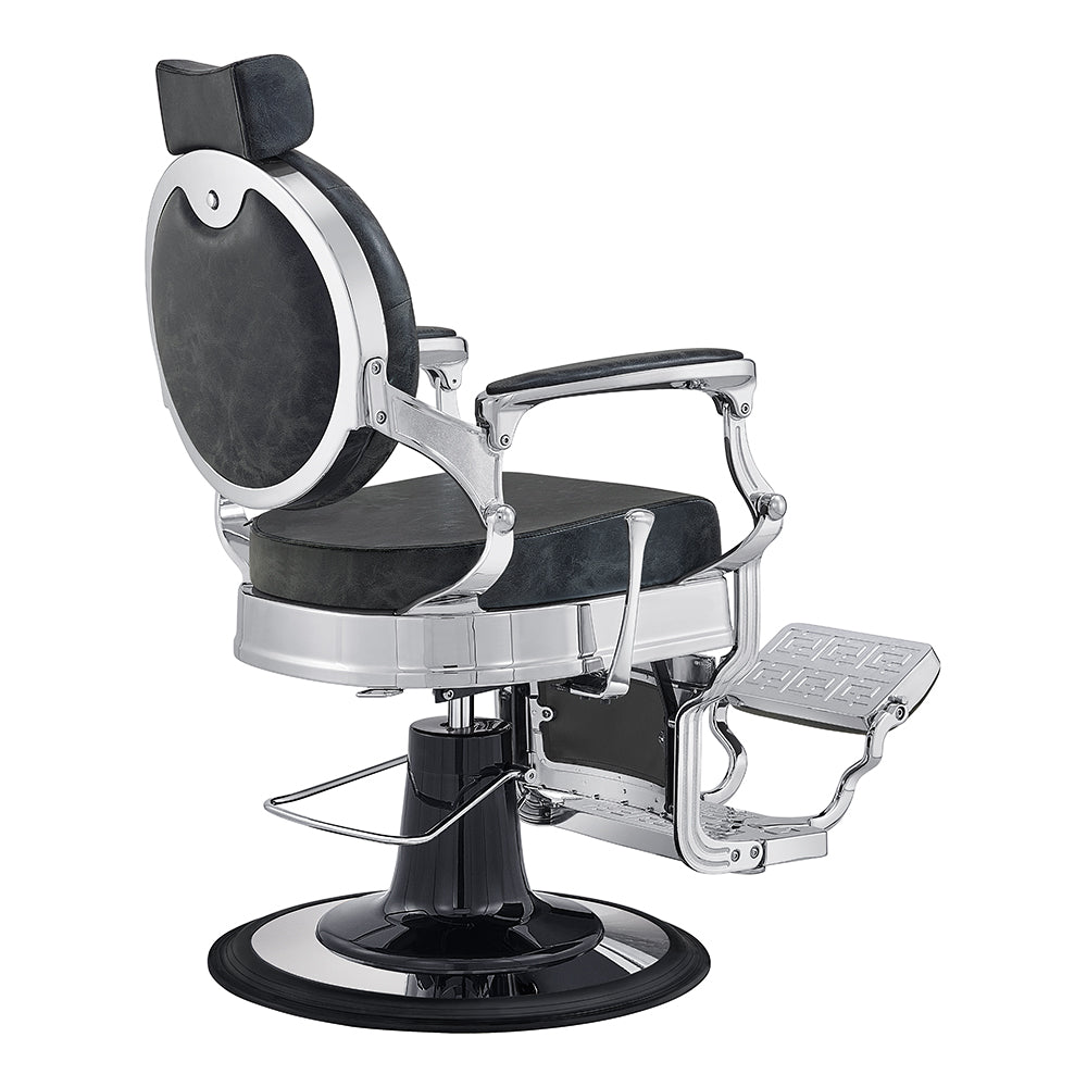 Julius Vintage Black Barber Shop Chair