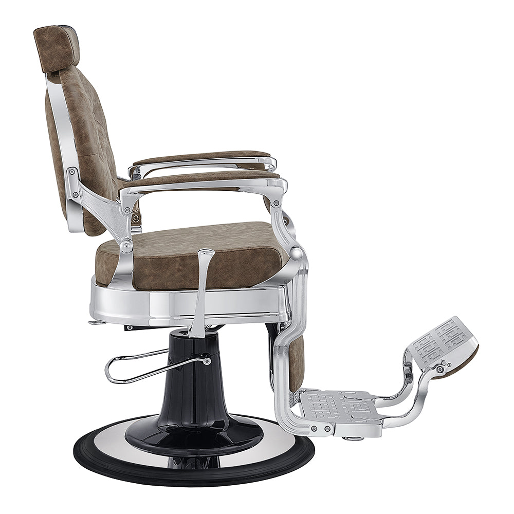 Julius Vintage Brown Barber Shop Chair