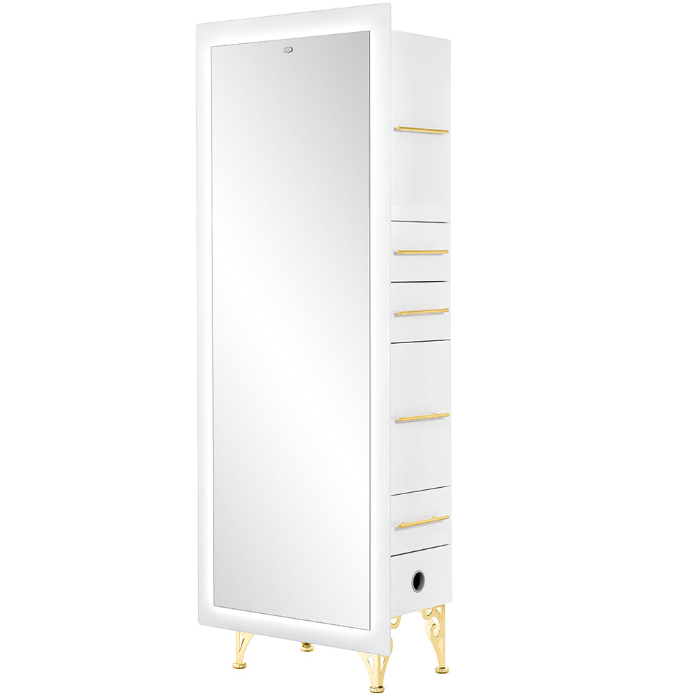 Magic Single Gold  LED Styling Station