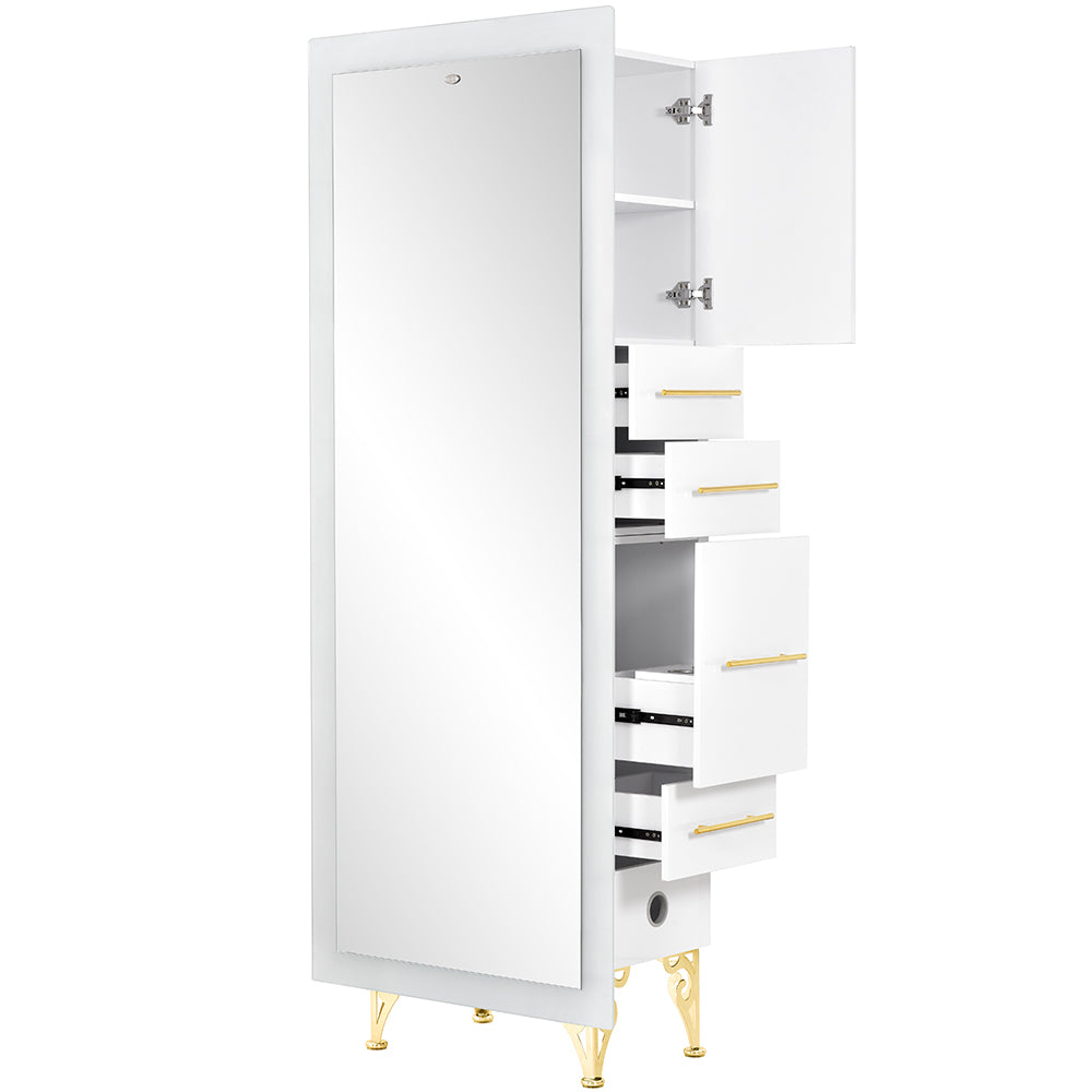 Magic Single Gold  LED Styling Station