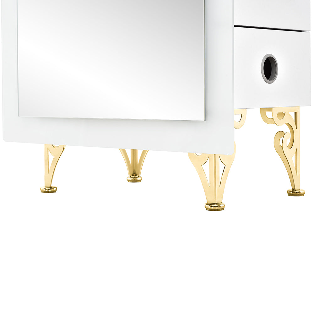 Magic Single Gold  LED Styling Station