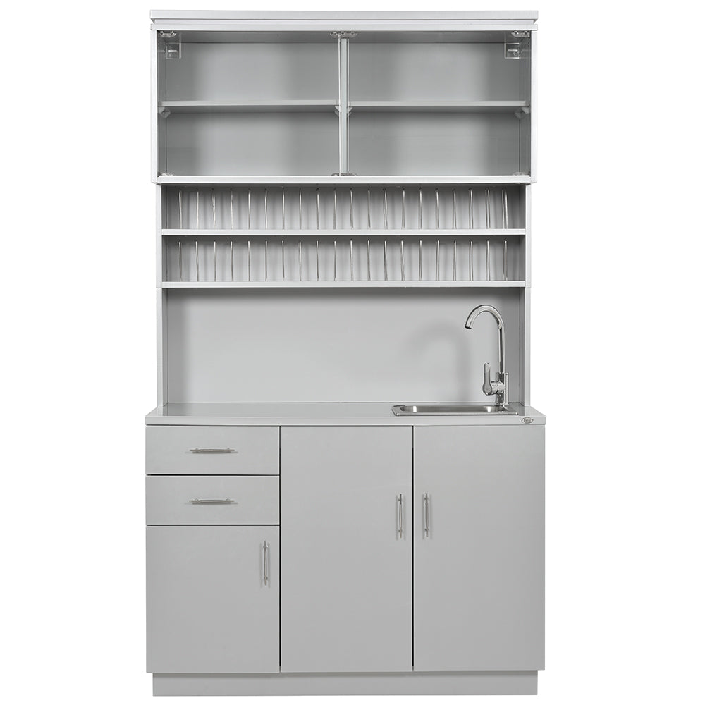 Maple Salon Color Rack Cabinet