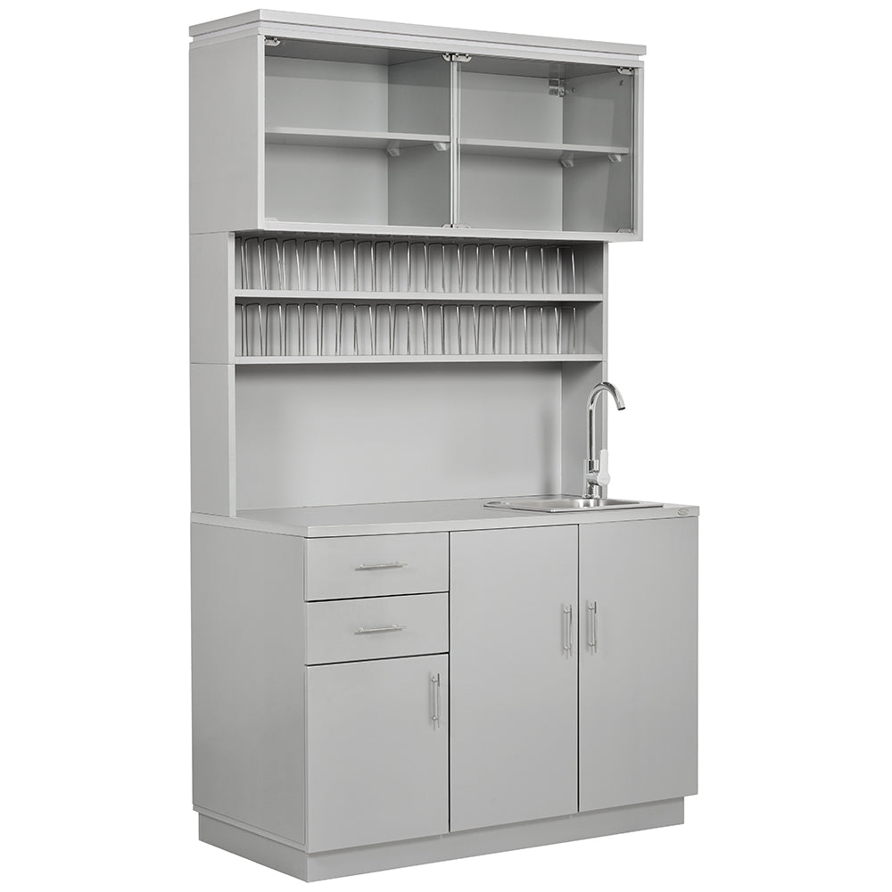 Maple Salon Color Rack Cabinet