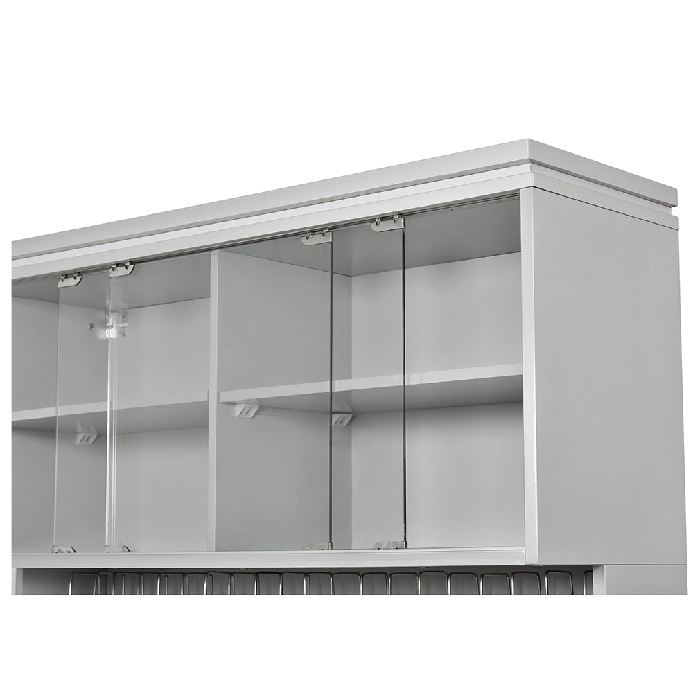 Maple Salon Color Rack Cabinet