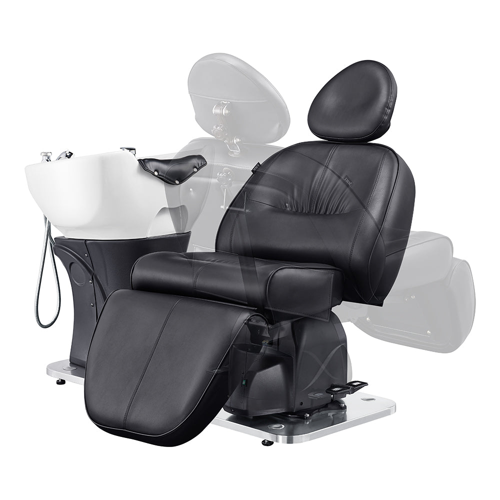 Maximus Full Recline Shampoo Unit With Rotating Seat