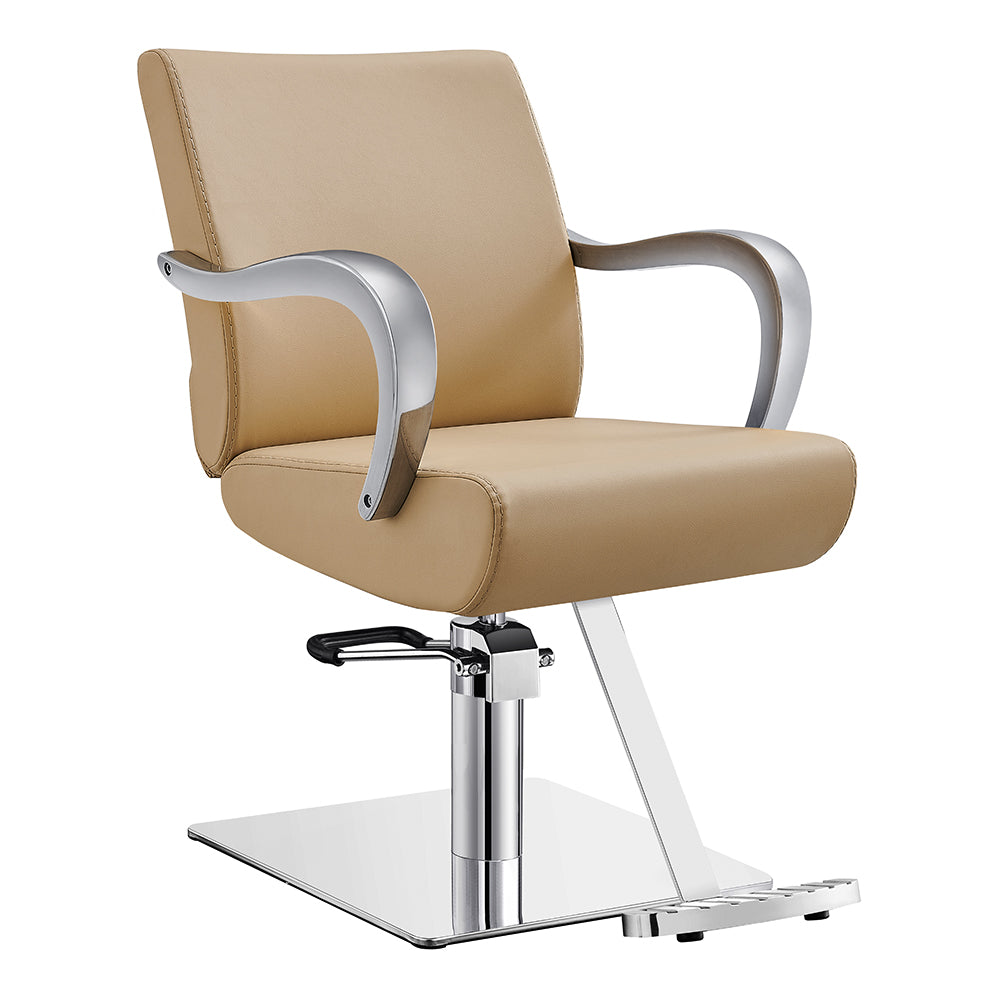 Meteor hydraulic salon chair beige