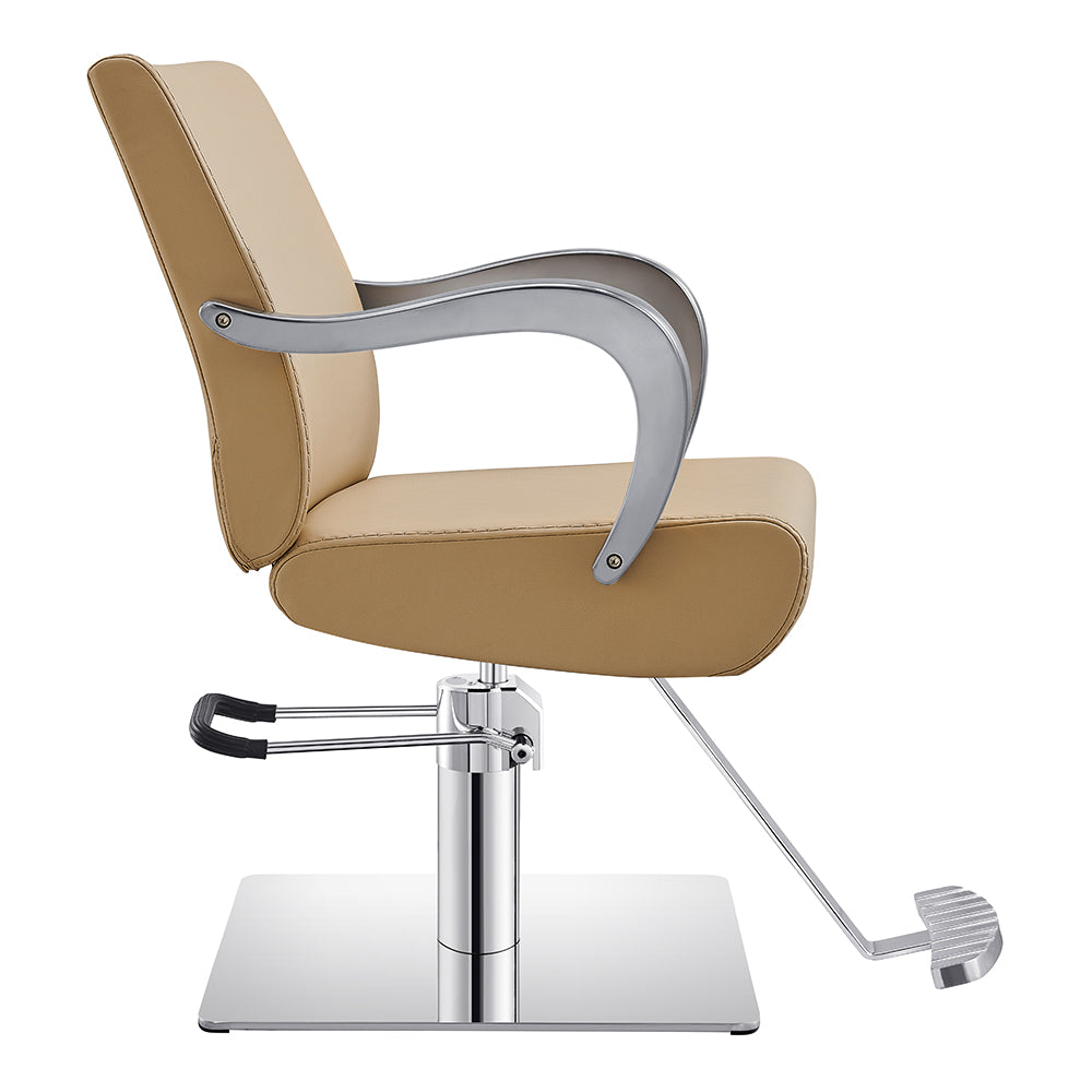 Meteor hydraulic salon chair beige