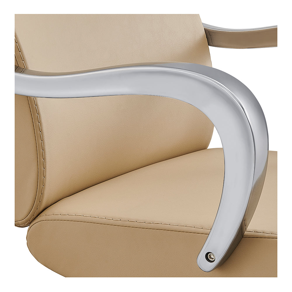 Meteor hydraulic salon chair beige