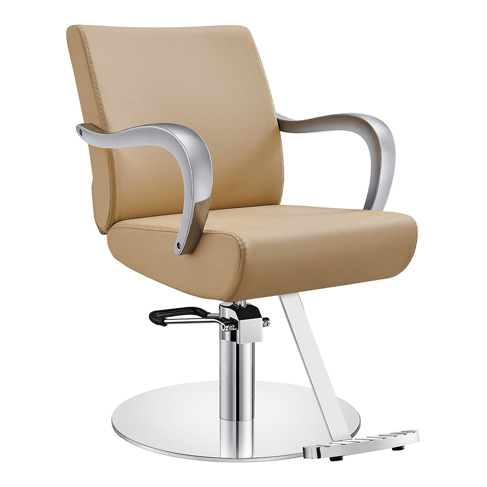 Meteor hydraulic salon chair beige