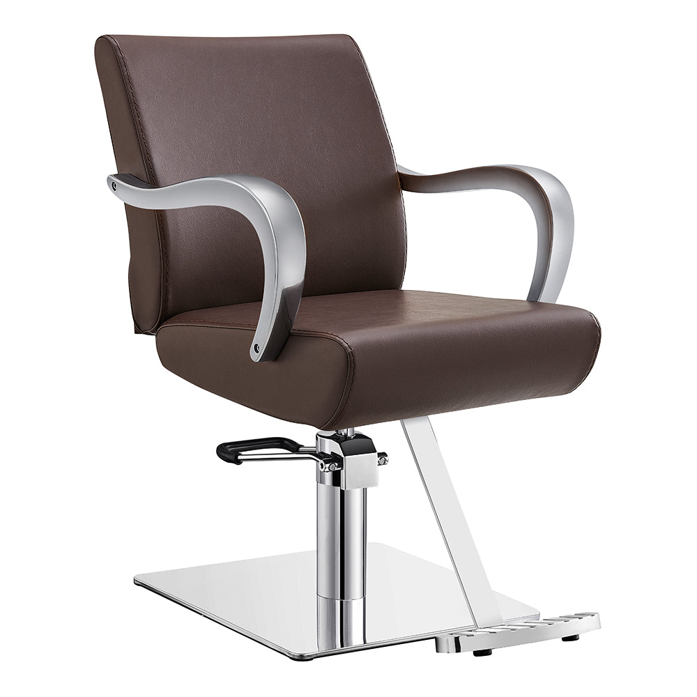 Meteor brown salon chair
