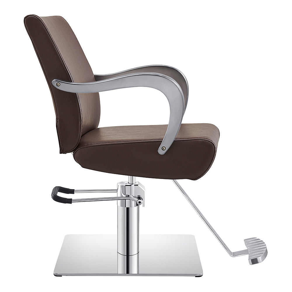 Meteor brown salon chair