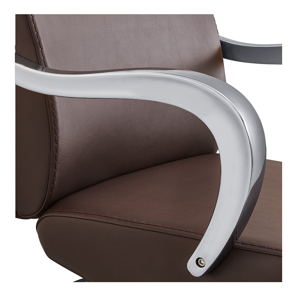 Meteor brown salon chair
