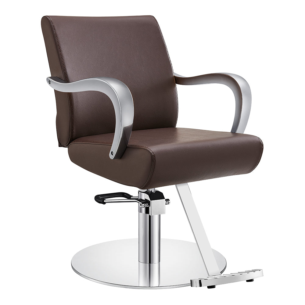 Meteor brown salon chair
