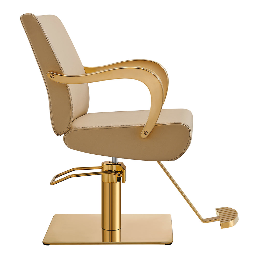 meteor gold beige salon chair