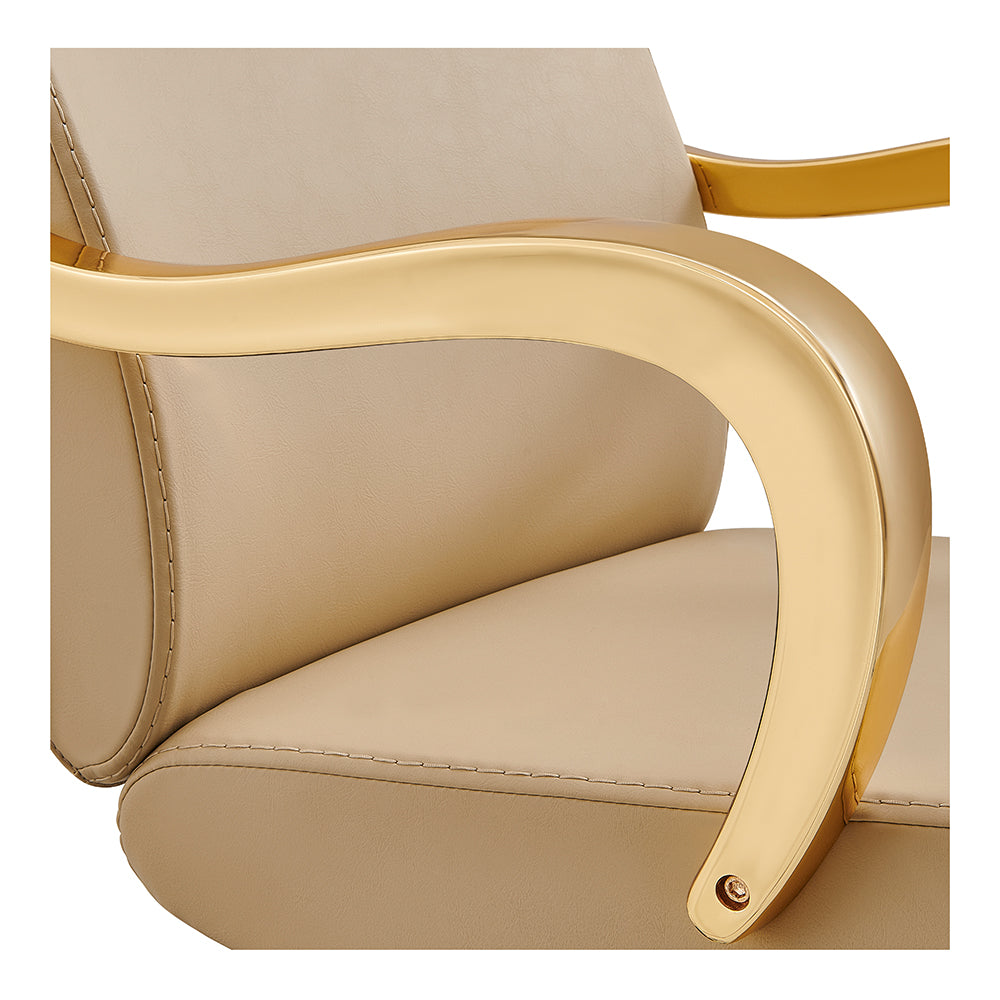 meteor gold beige salon chair