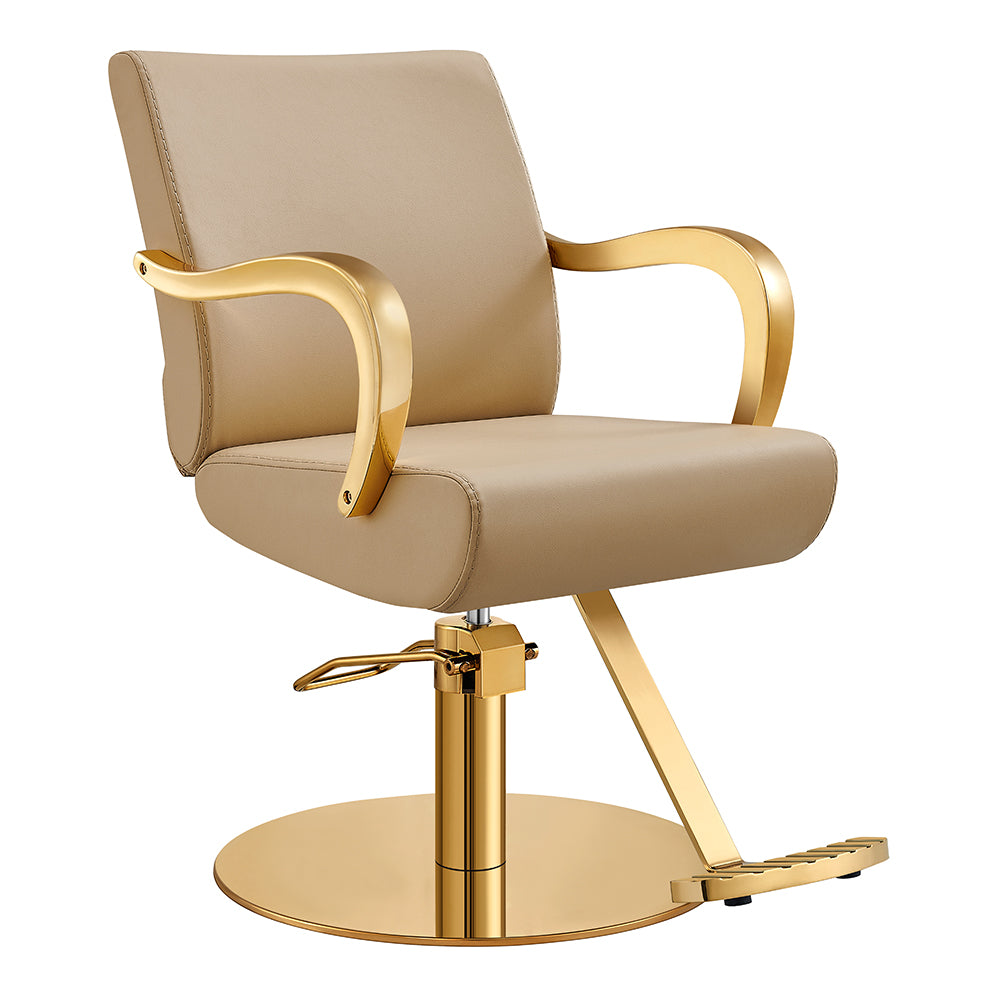 meteor gold beige salon chair