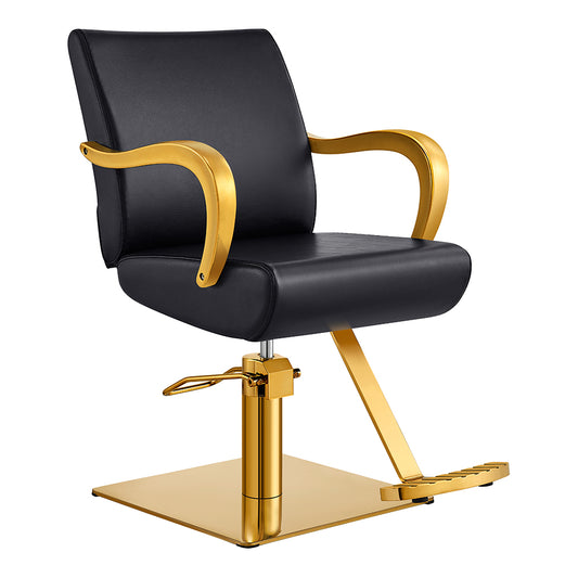 meteor gold black salon styling chair