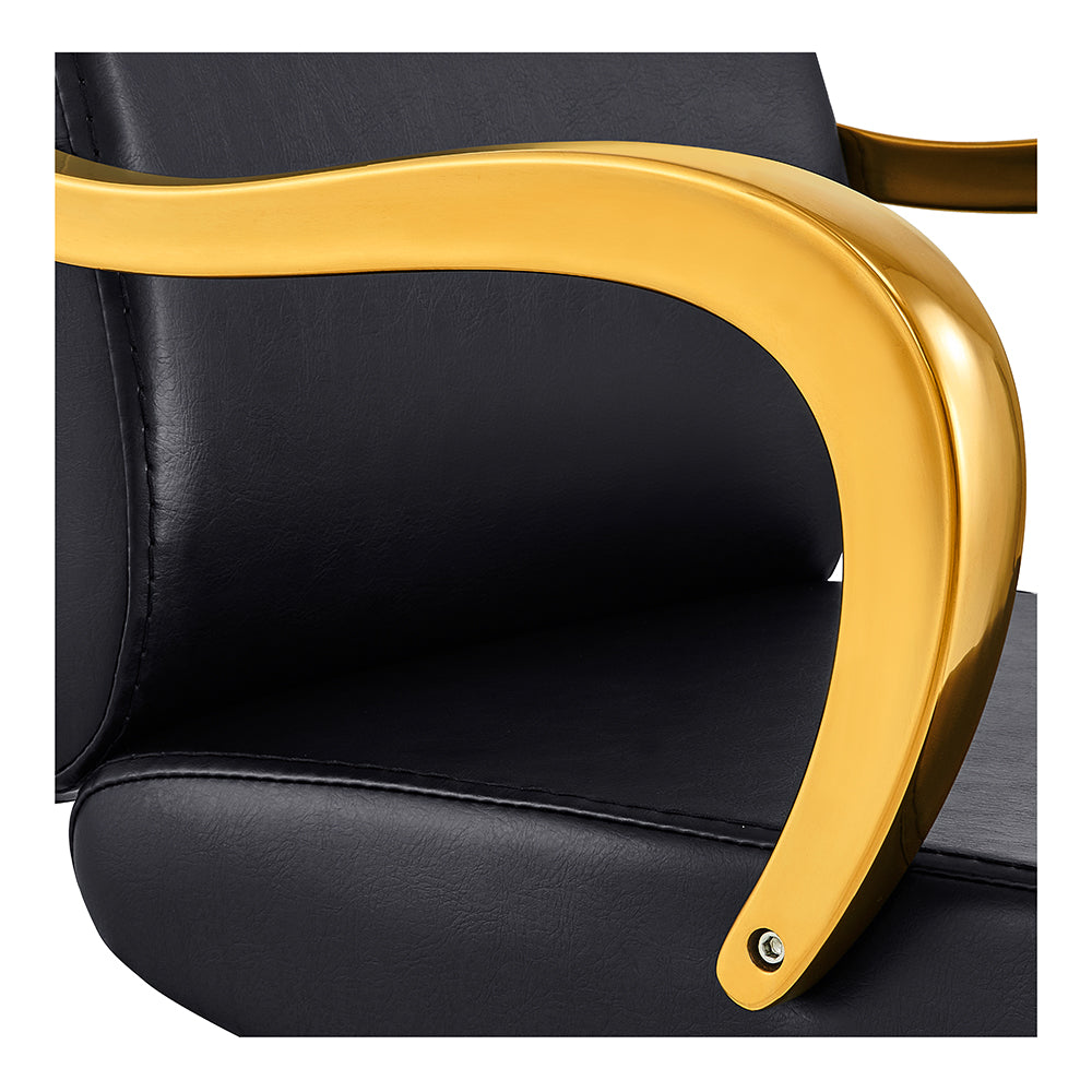 meteor gold black salon styling chair