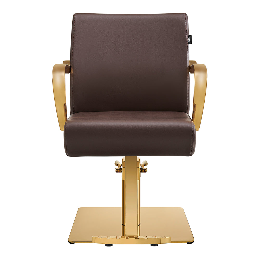 meteor gold brown salon styling chair