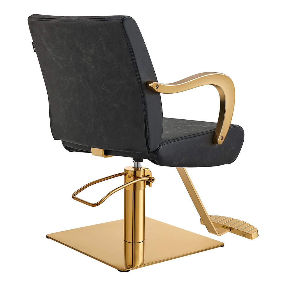 meteor gold vintage black salon chair