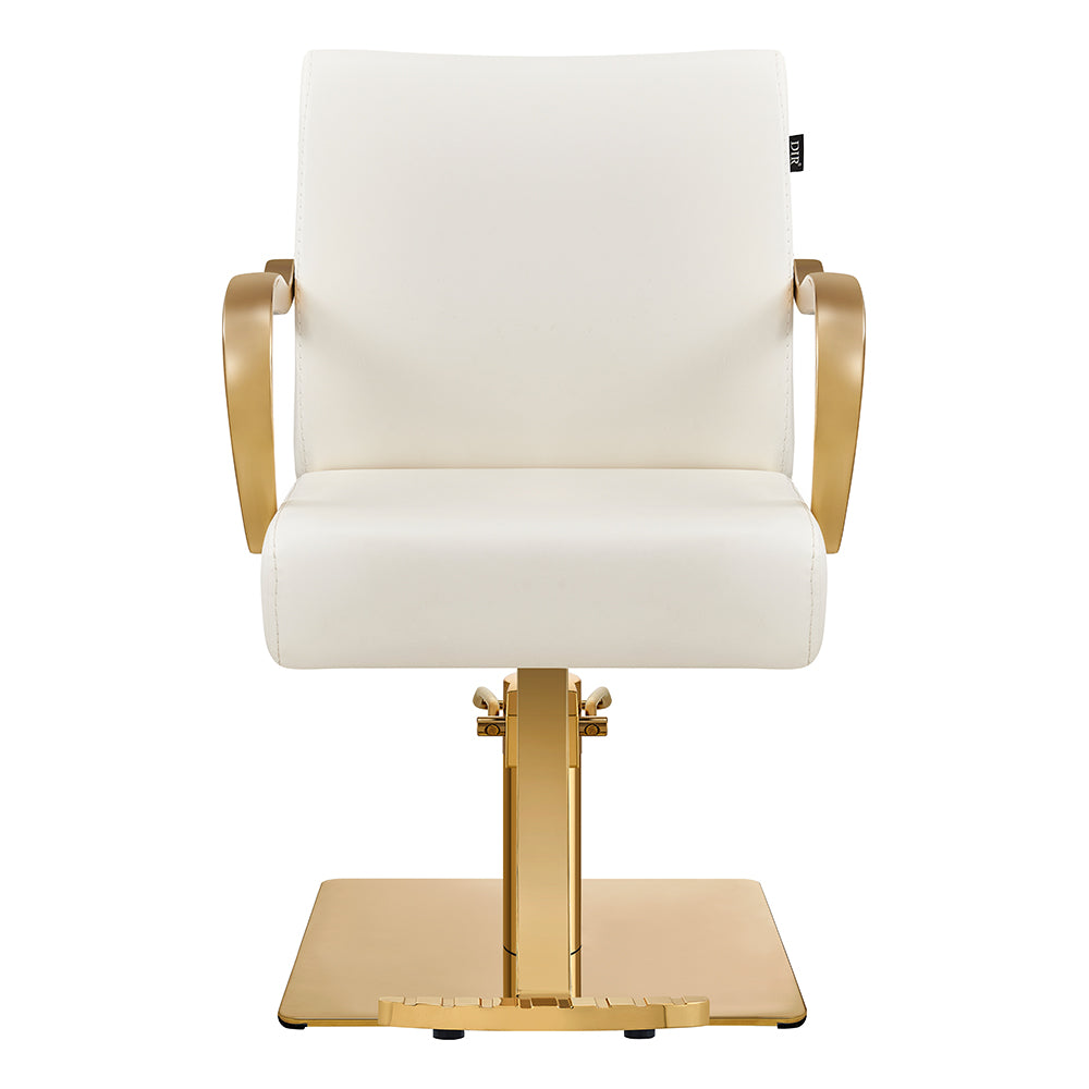 meteor gold white salon styling chair