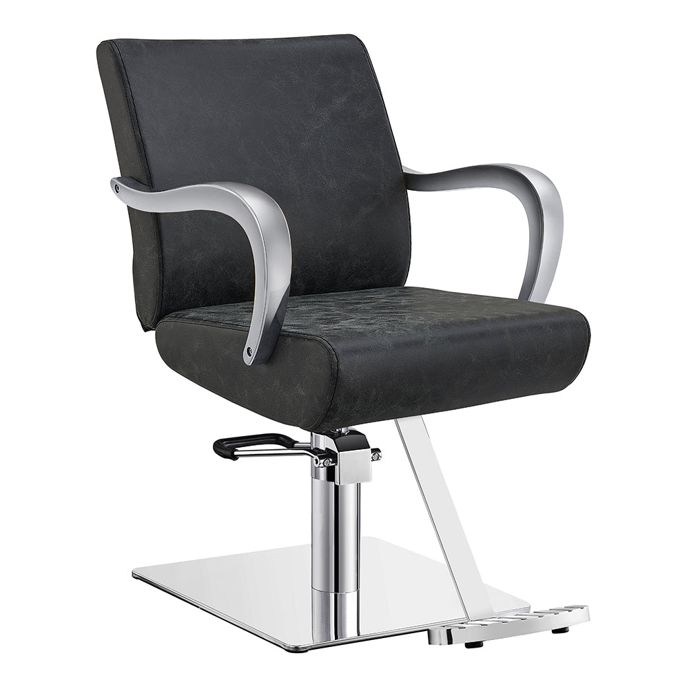 Meteor vintage black salon chair