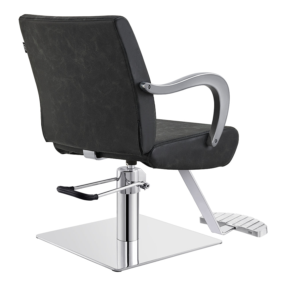Meteor vintage black salon chair