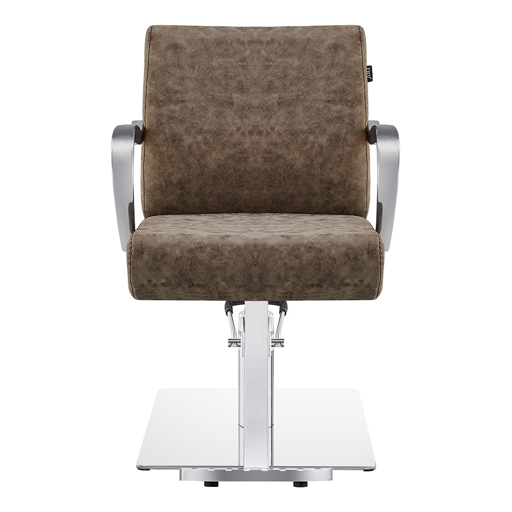 Meteor vintage brown salon chair