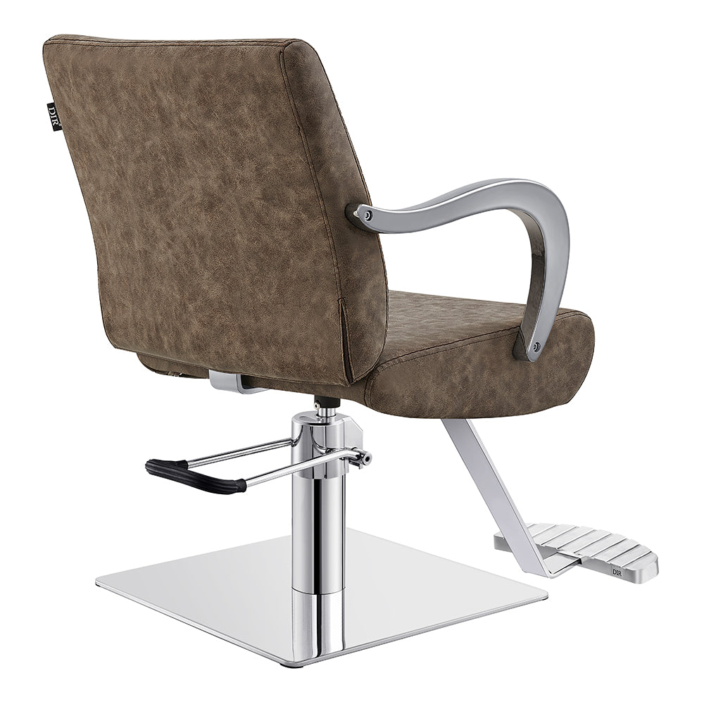 Meteor vintage brown salon chair