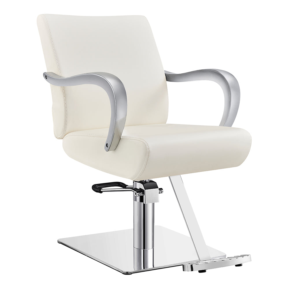 Meteor white salon chair
