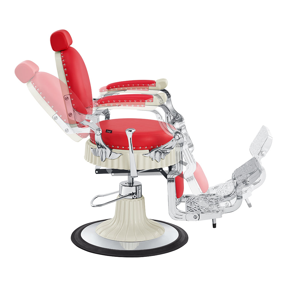 Mikado Red Barber Chair Vintage